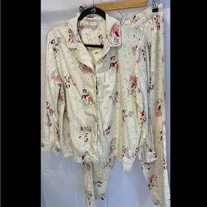 🎄rare🎄 Victoria secret Santa baby Flannel Pajamas